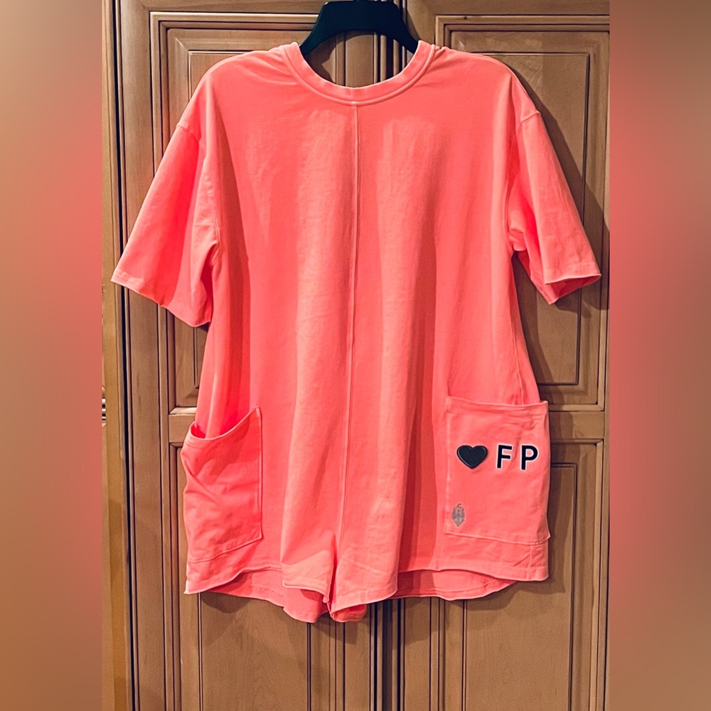 NWOT Free People 🩶 FP Hot Shot Tee Romper - Picture 9 of 15